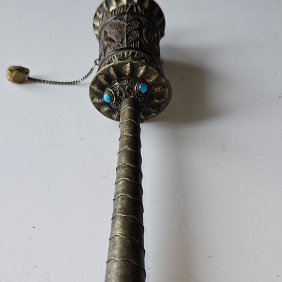 Vintage Tibetan Prayer Wheel - Picture 7 of 16